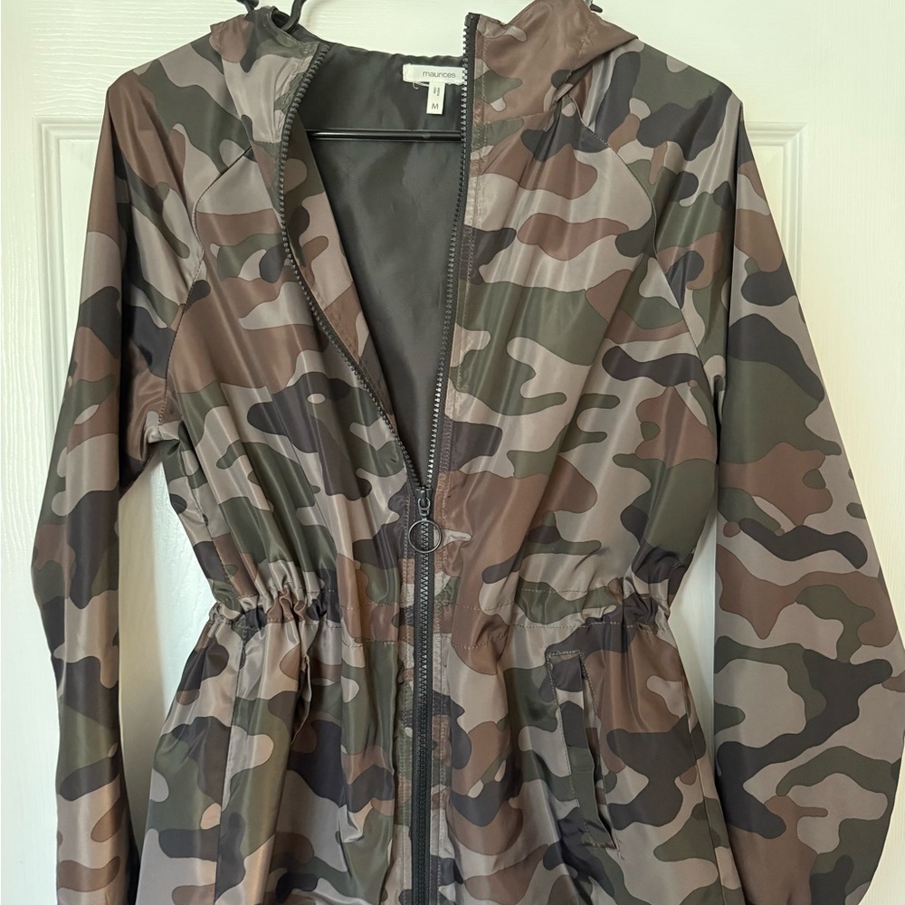 Camo green and brown jacket